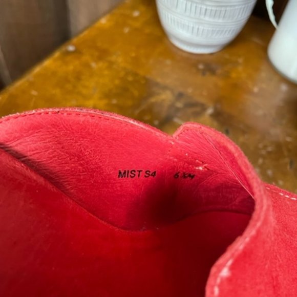 Donald J. Pliner Red Suede Mules - Size 6 1/2 - Picture 8 of 14